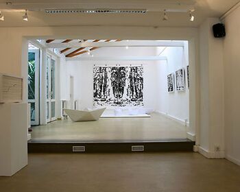 Ausstellungsansicht: Galerie Bernau "Fluss des Moments”