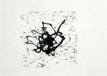 Civilization Phase Nr. 3-7, Pigmenttusche auf Büttenpapier, gerollt, 30x20cm