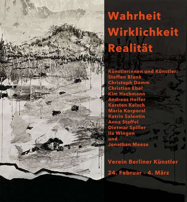 Desert 5 - 150 x 100 cm / Wahrheit - Wirklichkeit - Realität, Galerie Verein Berliner Künstler